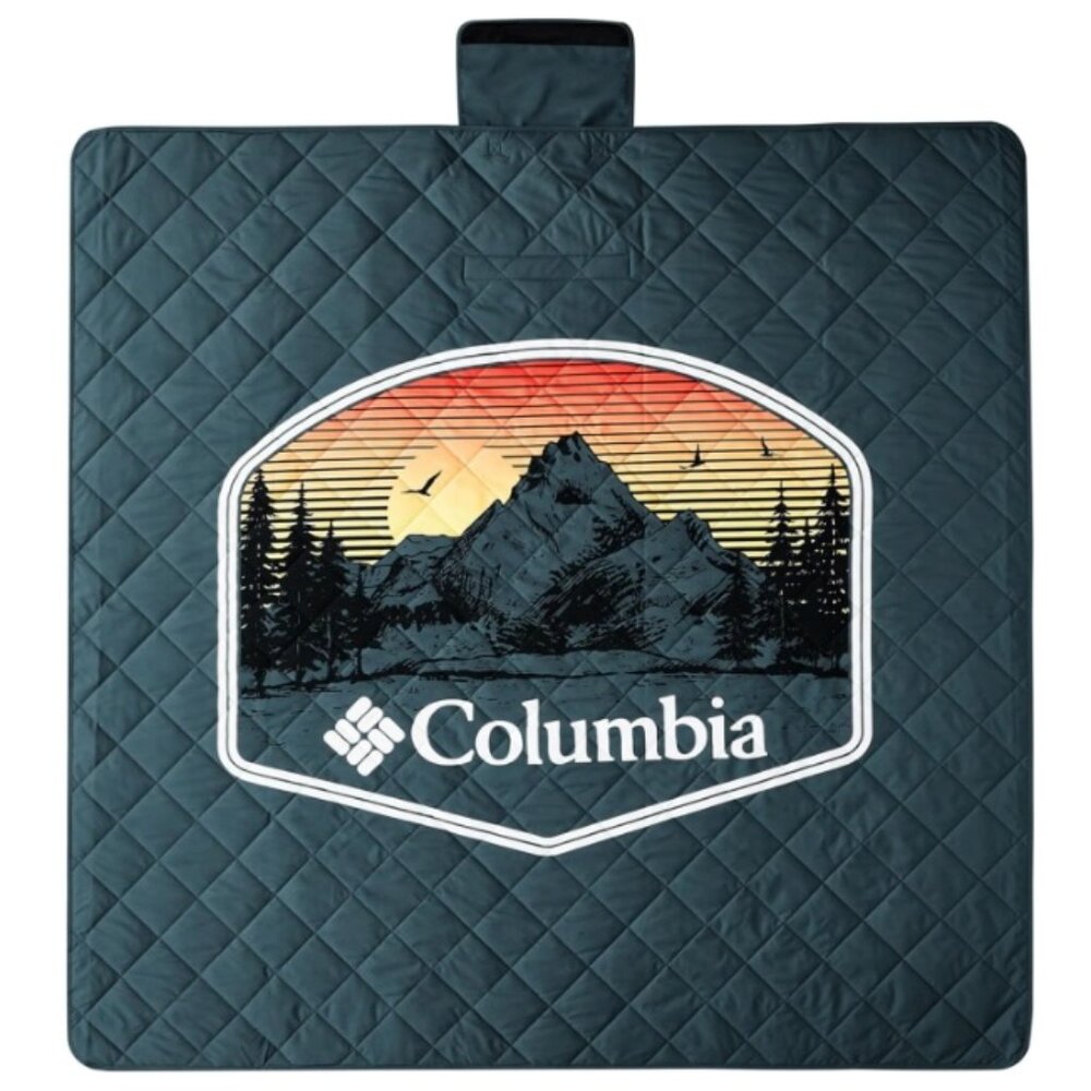 Columbia Waterproof Outdoor Packable Tote Blanket - 72" x 72" - Rodney Steel - Picture 6 of 6